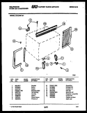 CABINET AND INSTALLATION PARTS Diagram and Parts List for KAL104P1A1  Kelvinator Air Conditioner