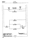 WIRING DIAGRAM Diagram and Parts List for MEF305PBWD  Frigidaire Range