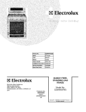 COVER Diagram and Parts List for CEW30GF6GSD  Electrolux Range