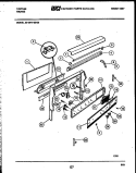 BACKGUARD Diagram and Parts List for 30-3979-23-06  Tappan Range