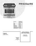 COVER Diagram and Parts List for FGDS3065KFB  Frigidaire Range