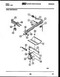 BURNER, MANIFOLD AND GAS CONTROL Diagram and Parts List for 30DPCDWGN-23-01  Tappan Range