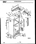 CABINET PARTS Diagram and Parts List for WRT19NRBW0  Frigidaire Refrigerator