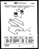BROILER PARTS Diagram and Parts List for 31-3978-00-02  Tappan Range