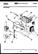 POWER CONTROL Diagram and Parts List for MC1355L2  Frigidaire Microwave