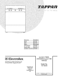COVER Diagram and Parts List for TEF303BWC  Tappan Range