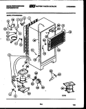 SYSTEM AND AUTOMATIC DEFROST PARTS Diagram and Parts List for RTG143GCH2A  Frigidaire Refrigerator