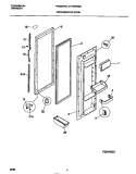 REFRIGERATOR DOOR Diagram and Parts List for F45WR22CW0  Frigidaire Refrigerator