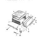 BROILER DRAWER Diagram and Parts List for GF830HXV3  Frigidaire Wall Oven