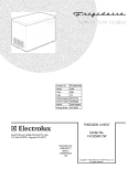 COVER Diagram and Parts List for FFC05M1CW5  Frigidaire Freezer