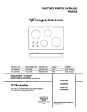 COVER Diagram and Parts List for FEC32S6ASA  Frigidaire Cooktop