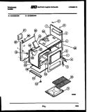 BODY PARTS Diagram and Parts List for GCG38BCW4  Frigidaire Range