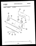 CONSOLE AND CONTROL PARTS Diagram and Parts List for AW100KD1  Kelvinator Washer