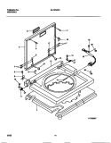 WASHER - TOP PANEL Diagram and Parts List for MLCE52RCS0  Tappan Washer