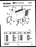 CABINET AND INSTALLATION PARTS Diagram and Parts List for AL125M1A1  Frigidaire Air Conditioner