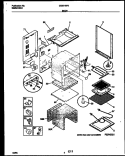 BODY PARTS Diagram and Parts List for CE301SP2D2  Frigidaire Range