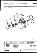 CAM Diagram and Parts List for DW7600AWW1  Frigidaire Dishwasher