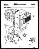 SYSTEM AND AUTOMATIC DEFROST PARTS Diagram and Parts List for TSK140EN4D  Kelvinator Refrigerator