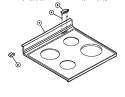 COOK TOP Diagram and Parts List for REGS37BFL2  Frigidaire Wall Oven