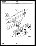 BACKGUARD Diagram and Parts List for 32-2639-00-07  Tappan Range