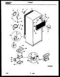 SYSTEM AND AUTOMATIC DEFROST PARTS Diagram and Parts List for TPK180HN3D  Kelvinator Refrigerator