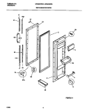 REFRIGERATOR DOOR Diagram and Parts List for GRS22WRBW1  Gibson Refrigerator