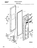 FREEZER DOOR Diagram and Parts List for MRS22WRCD2  Frigidaire Refrigerator