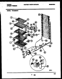 SYSTEM AND ELECTRICAL PARTS Diagram and Parts List for TFU12M0AW1  Tappan Freezer