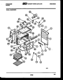 BODY PARTS Diagram and Parts List for RES34BNL2  Frigidaire Range