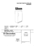 COVER Diagram and Parts List for GFU21M6HW2  Gibson Freezer