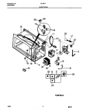FUNCTIONAL PARTS Diagram and Parts List for 56-2272-10/02  Frigidaire Microwave