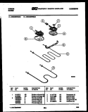BROILER PARTS Diagram and Parts List for CEC3S5WSAD  Gibson Range