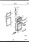 DOOR PARTS Diagram and Parts List for ATG150NCD0  Frigidaire Refrigerator
