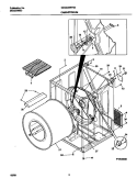 P16V0038 DRY CAB, HEATER Diagram and Parts List for GDG546RFS2  Gibson Dryer