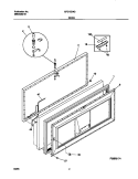 DOOR Diagram and Parts List for GFC15D4GW1  Gibson Freezer