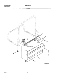 FRAME Diagram and Parts List for FDB710LCC0  Frigidaire Dishwasher