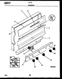 BACKGUARD Diagram and Parts List for 30-1149-00-11  Tappan Range