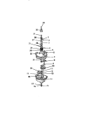 TRANSMISSION Diagram and Parts List for AW200C0W  Kelvinator Washer