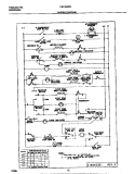 WIRING DIAGRAM Diagram and Parts List for FEF450WCDB  Frigidaire Range