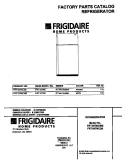 COVER Diagram and Parts List for FRT18TNCD6  Frigidaire Refrigerator