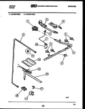 BURNER, MANIFOLD AND GAS CONTROL Diagram and Parts List for 30-3649-00-05  Tappan Range