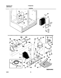 SYSTEM Diagram and Parts List for PLRS267ZAB3  Frigidaire Refrigerator