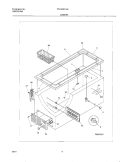 CABINET Diagram and Parts List for FFC20D7HW4  Frigidaire Freezer