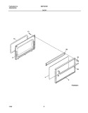 DOOR Diagram and Parts List for MEF331BHWB  Uni Range
