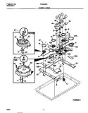 BURNER PARTS Diagram and Parts List for TGC6X8XCTA  Tappan Cooktop