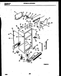 CABINET PARTS Diagram and Parts List for WRT24NRAW0  Frigidaire Refrigerator