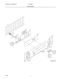 BACKGUARD Diagram and Parts List for PLCF489CCF  Frigidaire Range