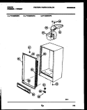CABINET PARTS Diagram and Parts List for FV13M2WXFD  Gibson Freezer