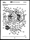 BODY PARTS Diagram and Parts List for 32-2757-00-06  Tappan Range