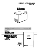 COVER Diagram and Parts List for GFC05M0HW0  Gibson Freezer